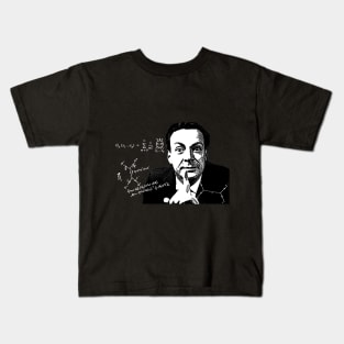 Richard Feynman OG Diagrams Kids T-Shirt